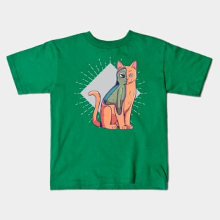 Alien cat costume Kids T-Shirt